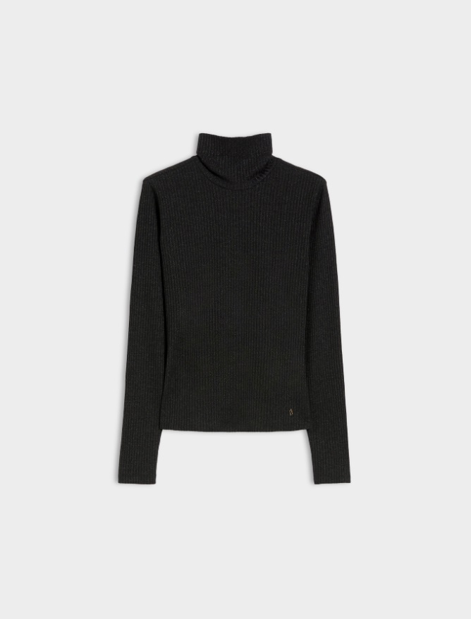 Semi-fitted polo-neck sweater -  - iBlues