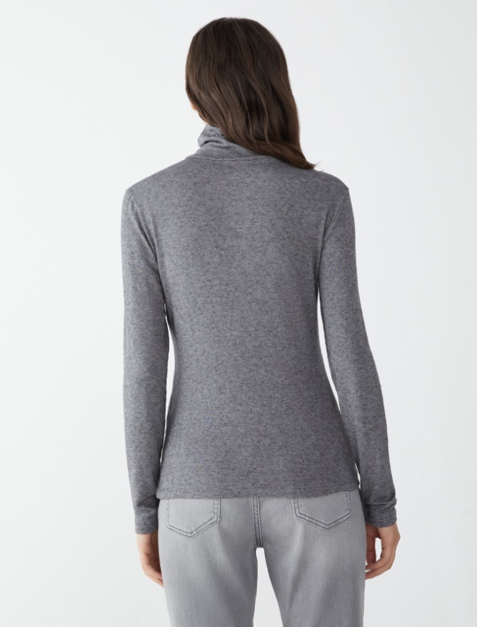 Semi-fitted polo-neck sweater -  - iBlues