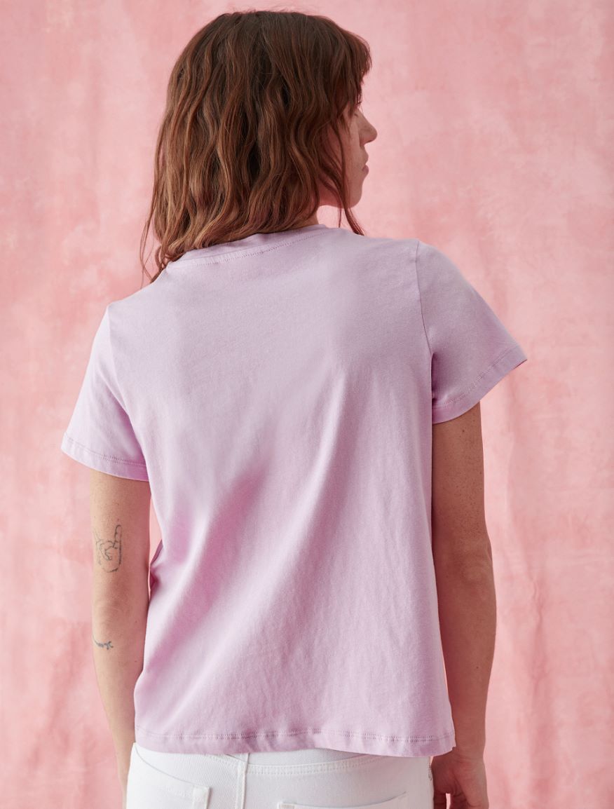 Relaxed-fit T-shirt - PINK - 2 - iBlues