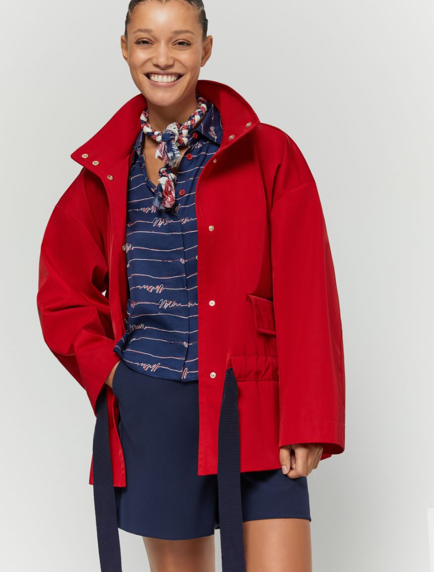 Straight-fit jacket - RED - iBlues