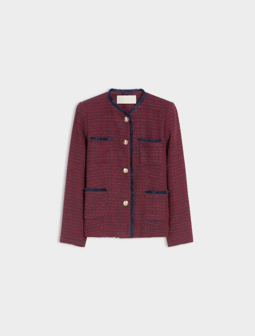 Slim-fit jacket - RED - 5 - iBlues