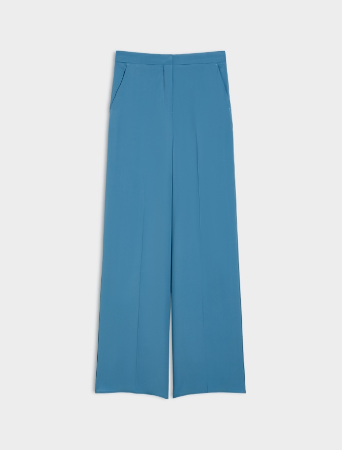 Silk-blend trousers - 