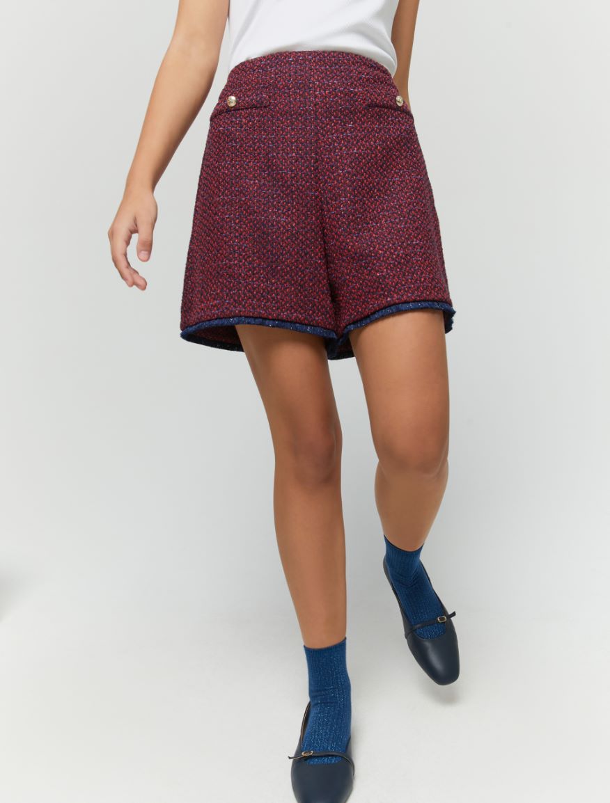 Flared shorts - RED - iBlues