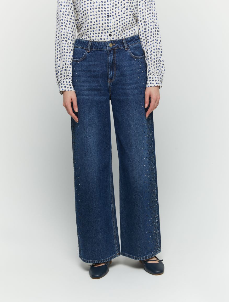 Wide-leg jeans - BLUE JEANS - iBlues