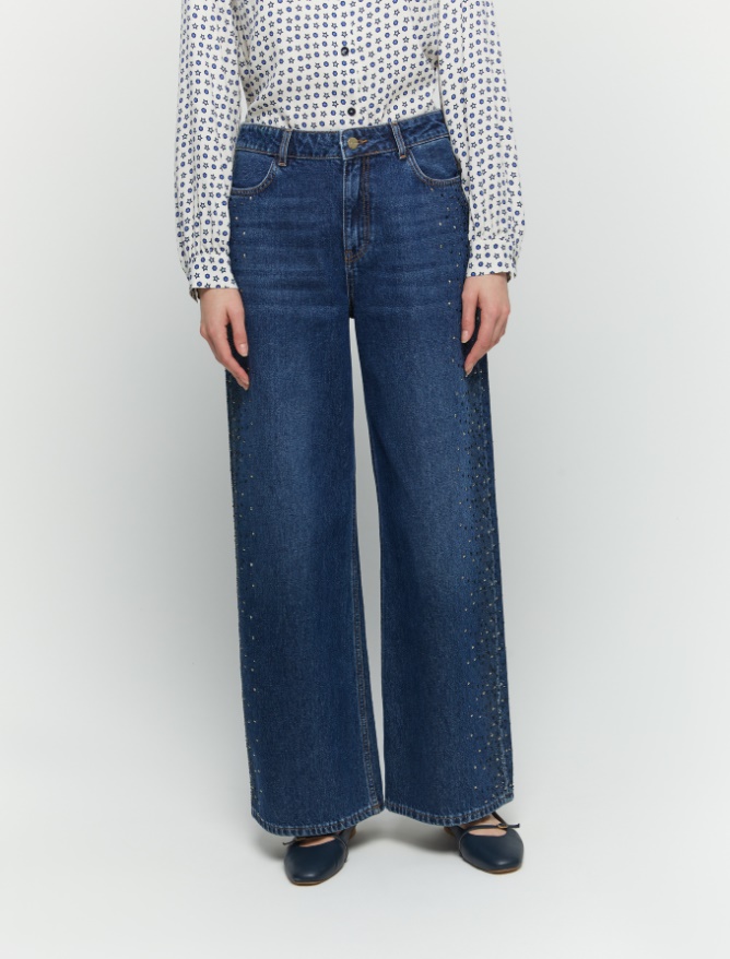 Wide-leg jeans - Blue jeans - iBlues