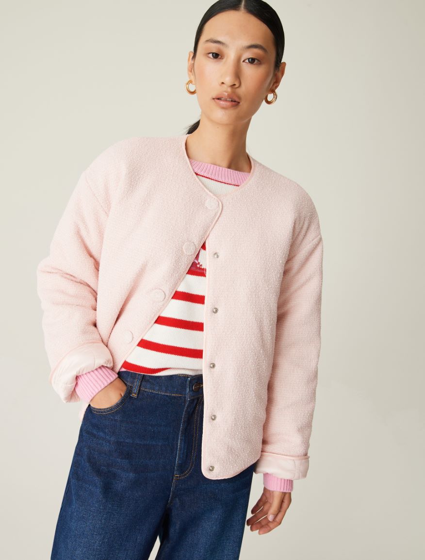 Reversible jacket - Pink - 4 - iBlues