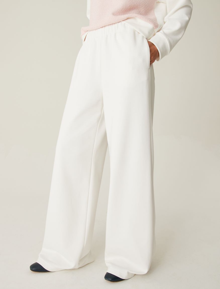 Relaxed-fit trousers - White - 3 - iBlues