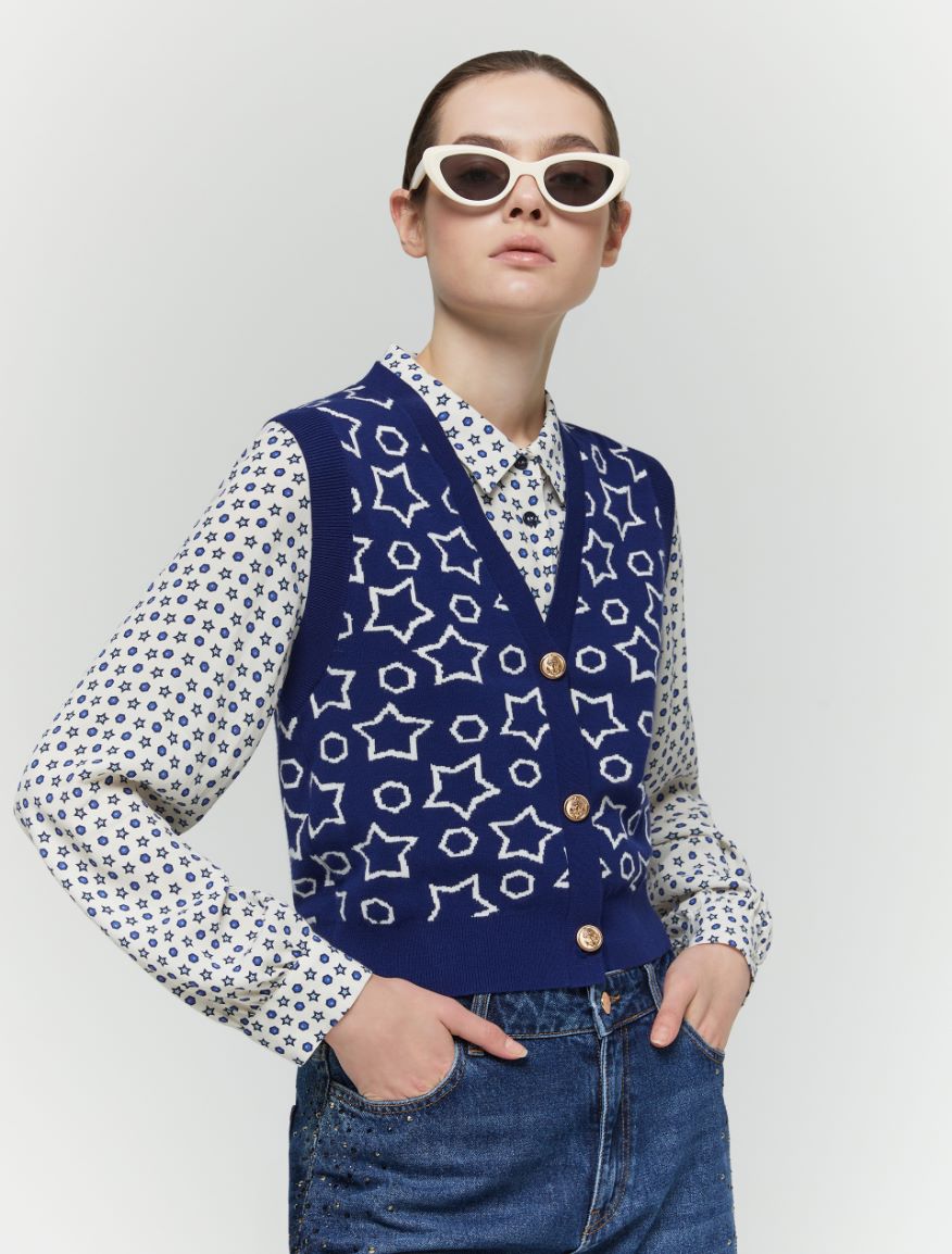 Soft gilet - NAVY - 4 - iBlues