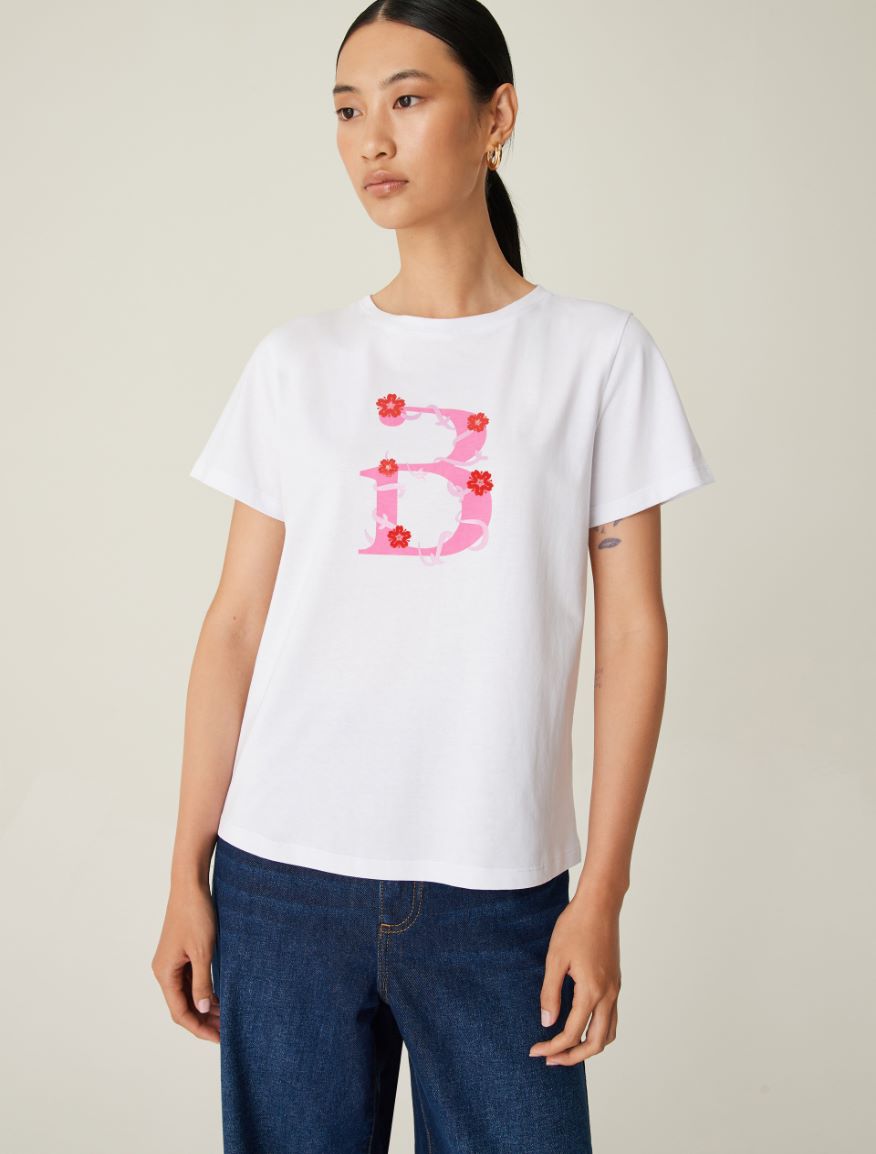 Printed T-shirt - White - 3 - iBlues