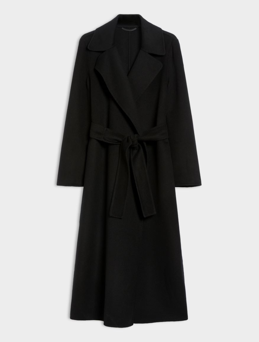Double-breasted coat - BLACK - Iblues - 5