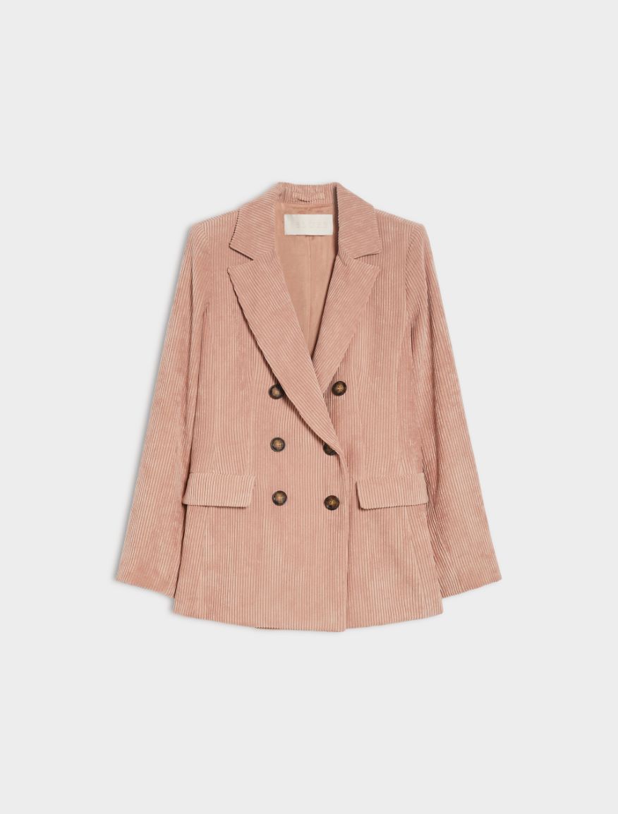 Velvet blazer - POWDER - Iblues - 5