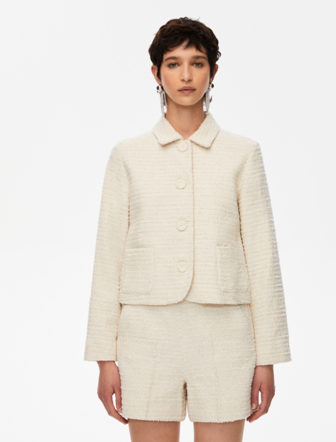 Basketweave jacket - 