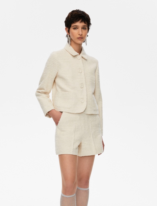 Basketweave jacket - 