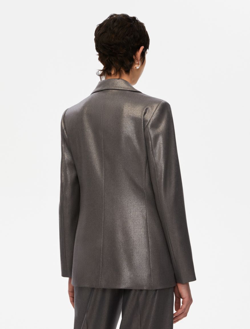 Relaxed-fit blazer - DARK GREY - Iblues - 2