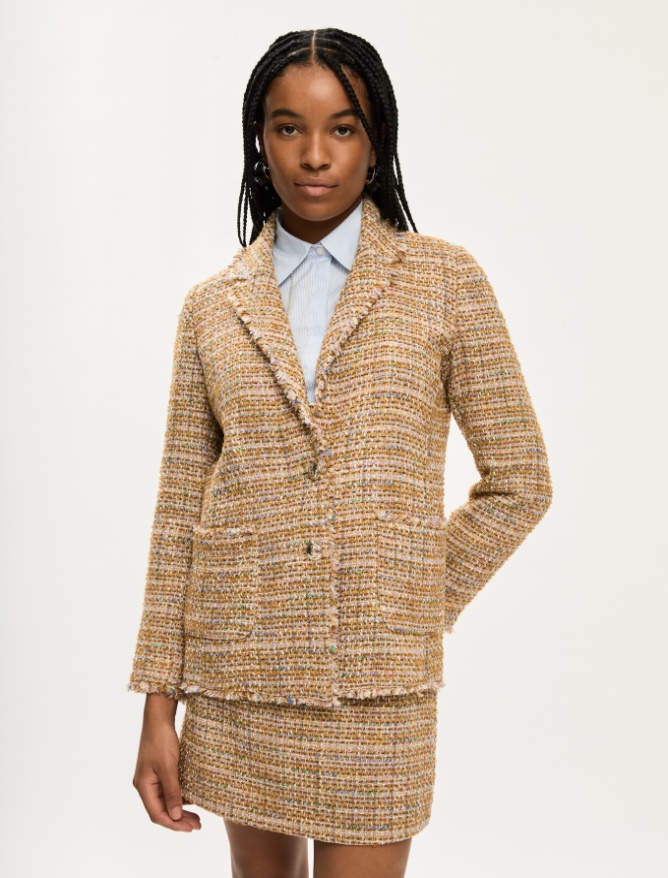Basketweave blazer - 