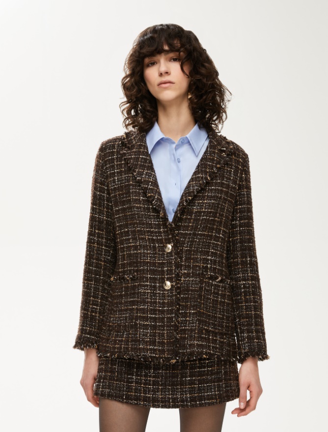Basketweave blazer - 