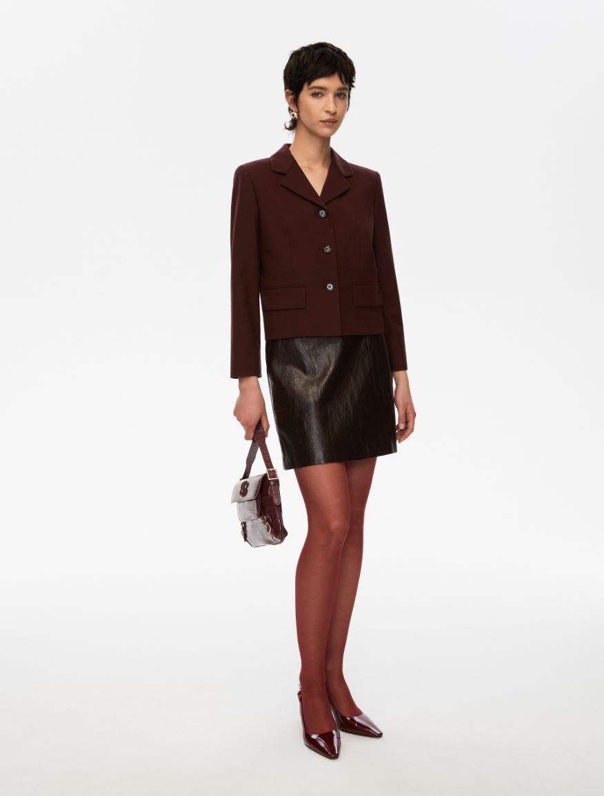 Short jacket - BORDEAUX - Iblues - 3