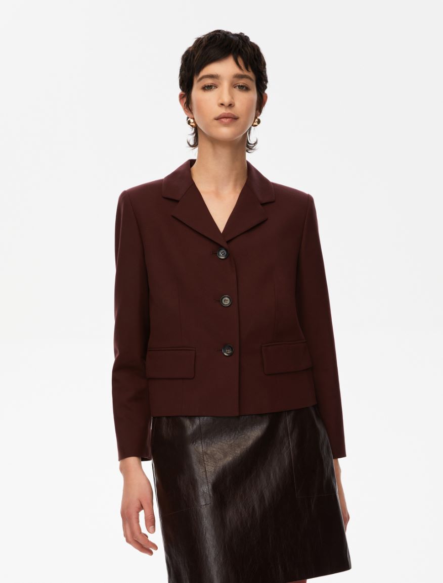 Short jacket - BORDEAUX - Iblues - 4