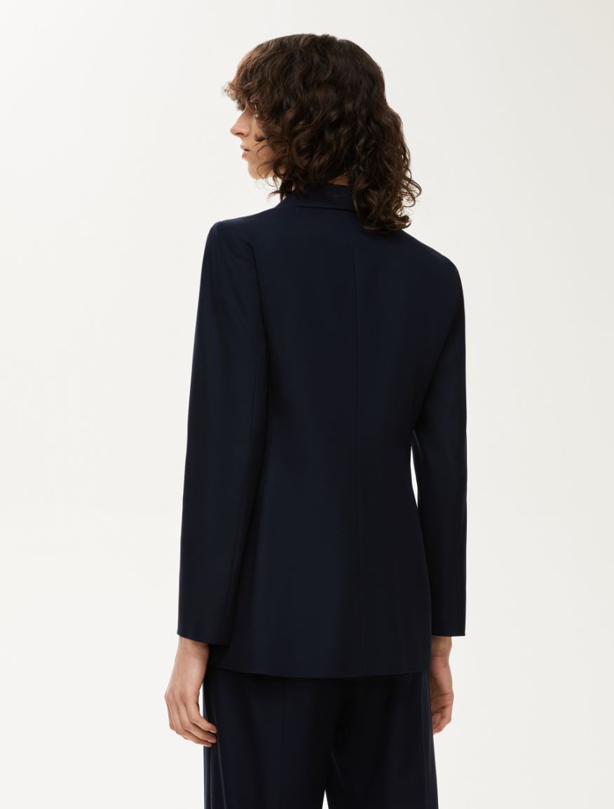 Figure-skimming blazer - NAVY - Iblues - 2