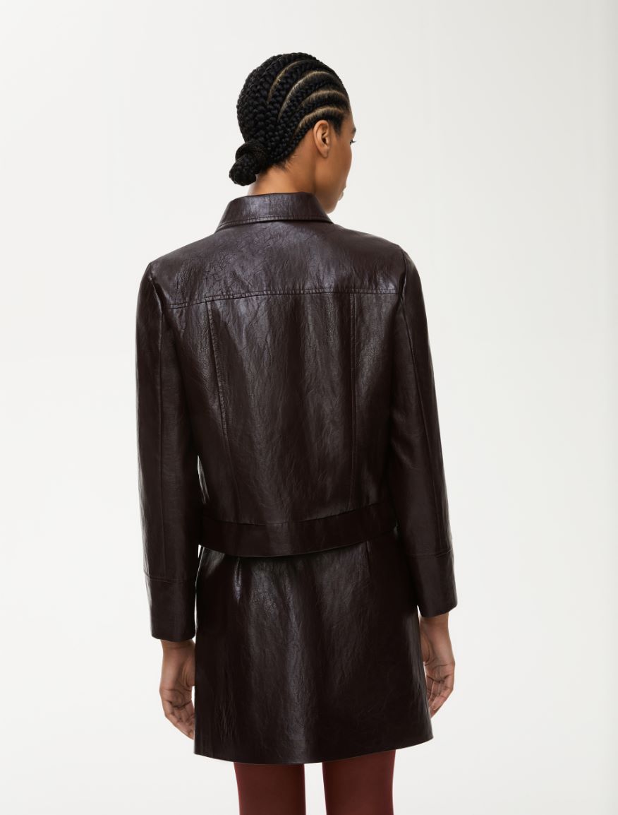 Boxy jacket - BORDEAUX - Iblues - 2