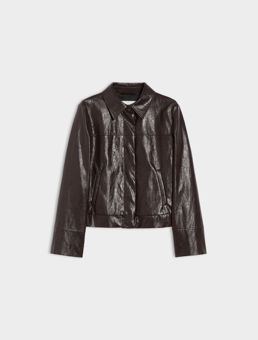 Boxy jacket - BORDEAUX - Iblues - 5