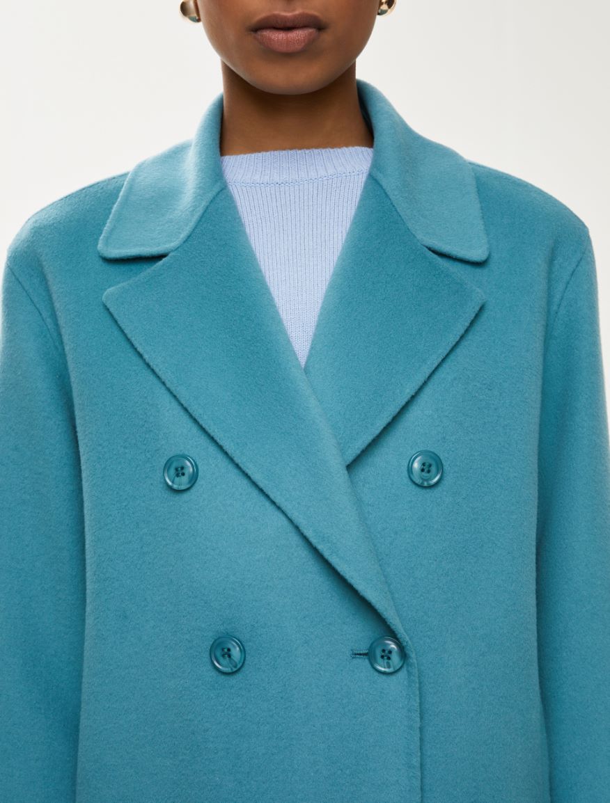Double-breasted jacket - TURQUOISE - Iblues - 3