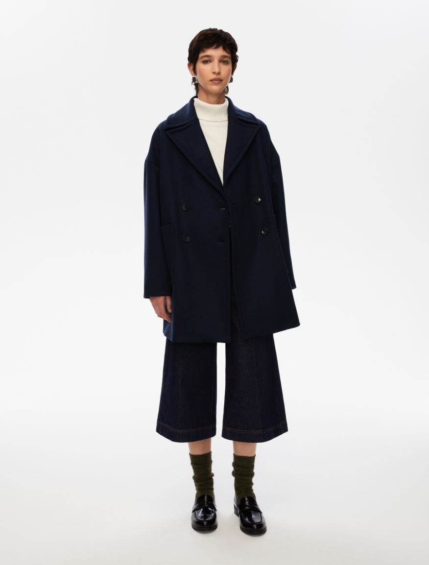 Oversized jacket - MIDNIGHTBLUE - Iblues