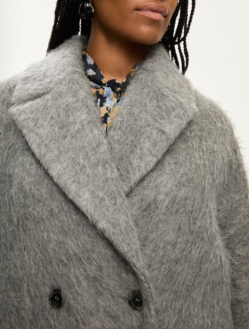 Oversized jacket - LIGHT GREY - Iblues - 3