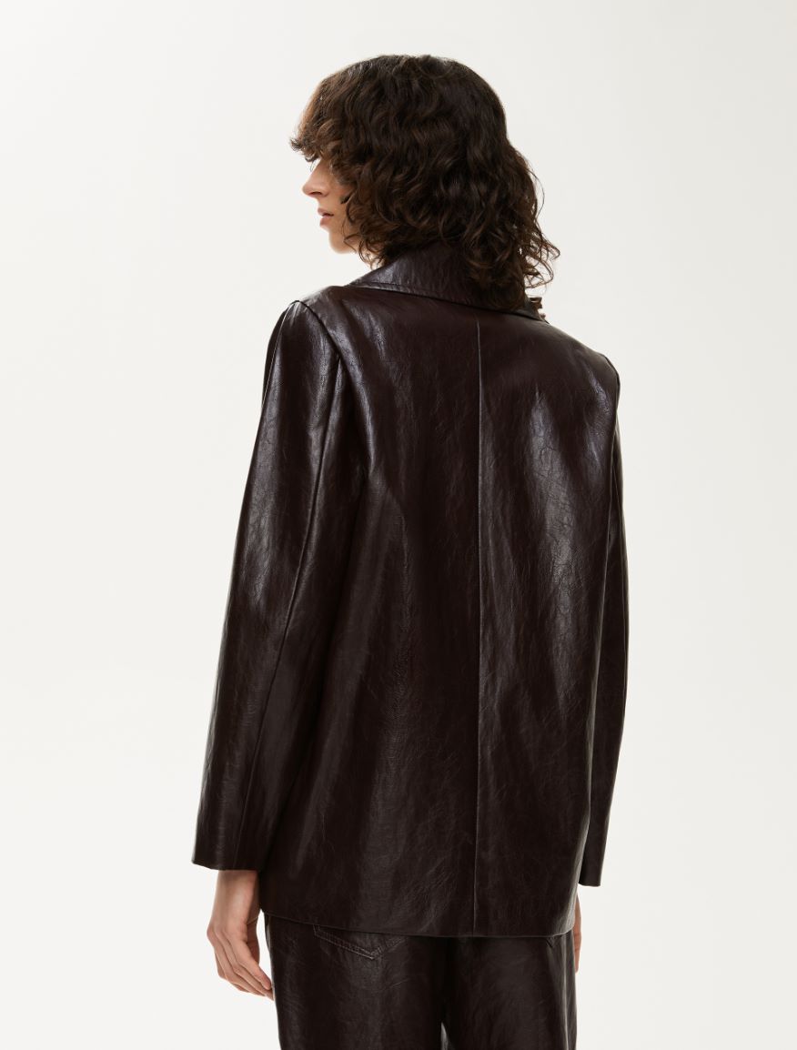 Straight-fit jacket - BORDEAUX - Iblues - 2
