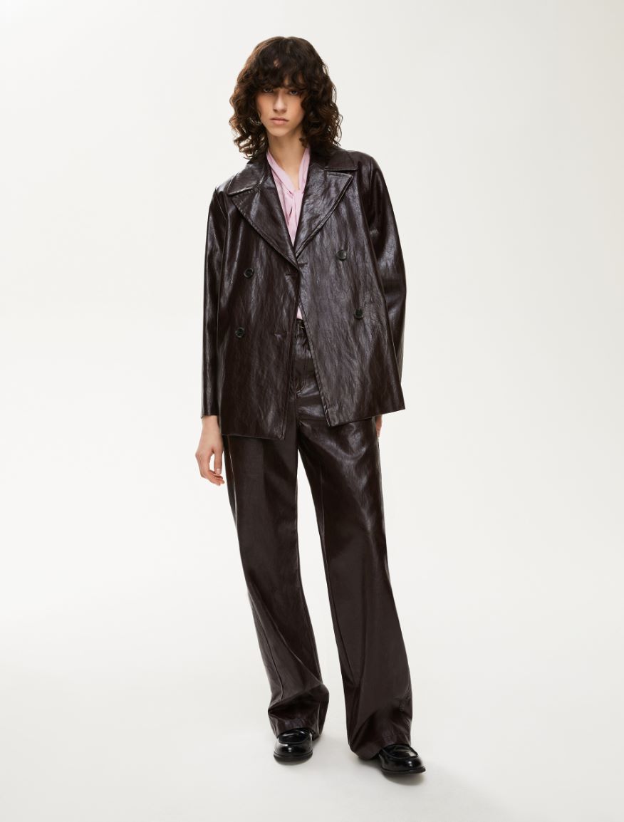 Straight-fit jacket - BORDEAUX - Iblues - 4