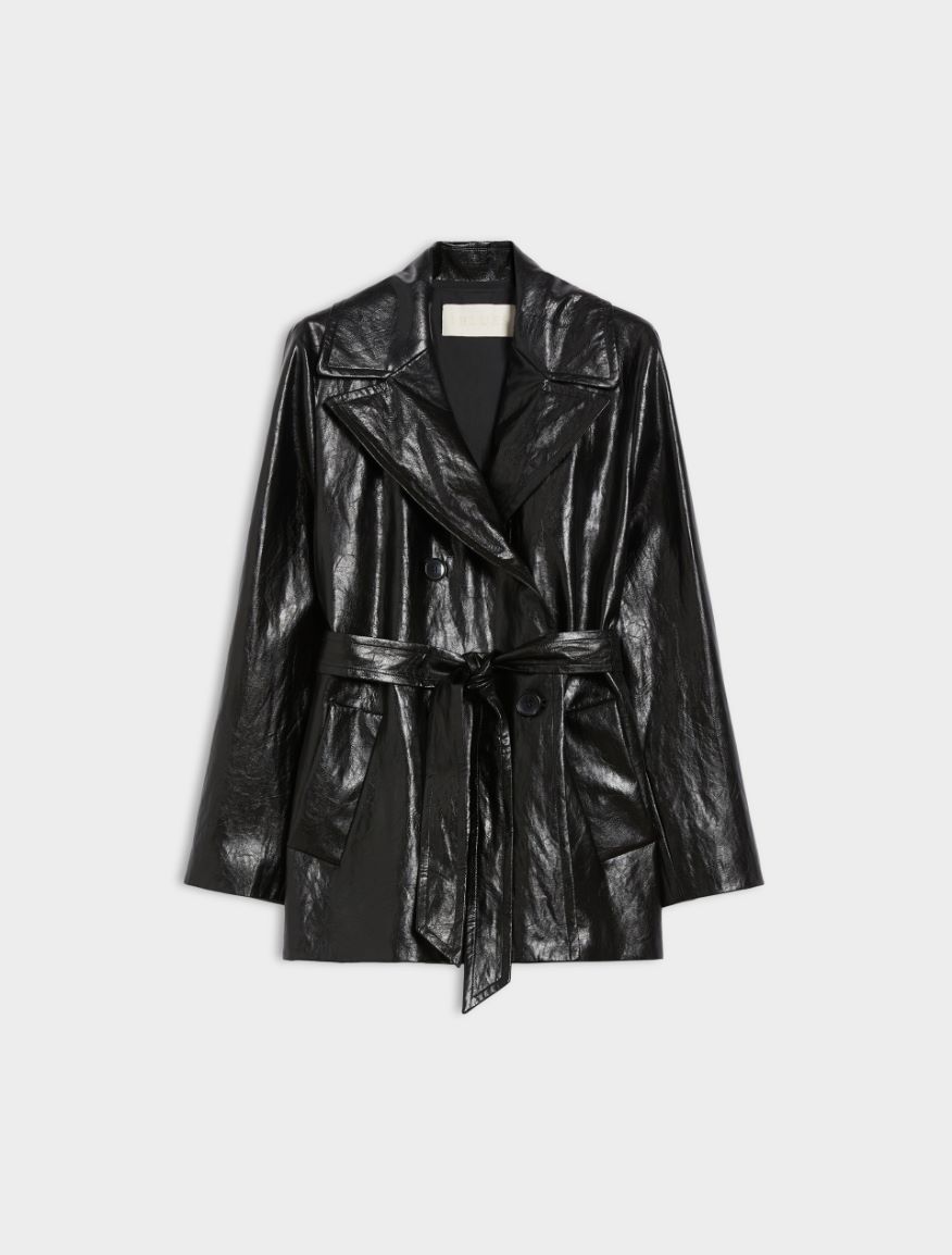 Straight-fit jacket - BLACK - Iblues - 5