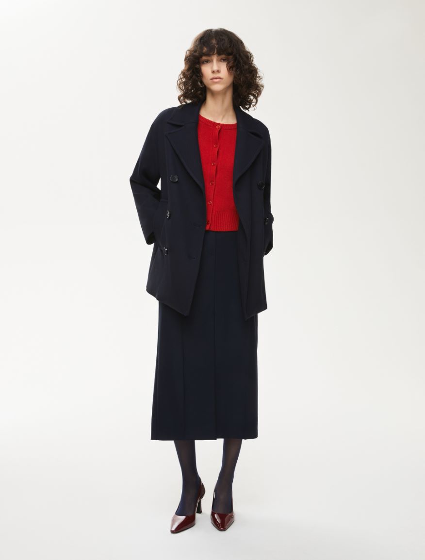 Double-breasted jacket - NAVY - Iblues - 4