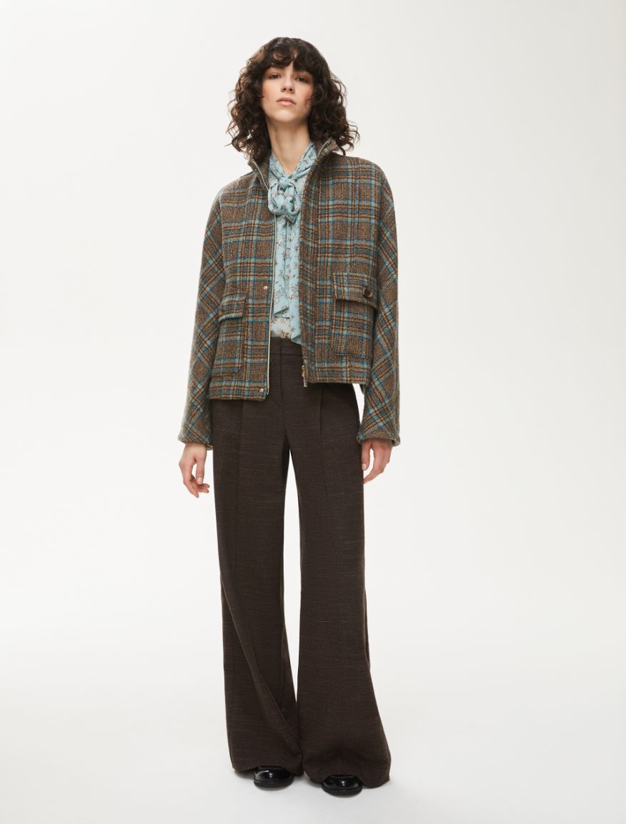 Relaxed-fit jacket - DARK BROWN - Iblues - 4