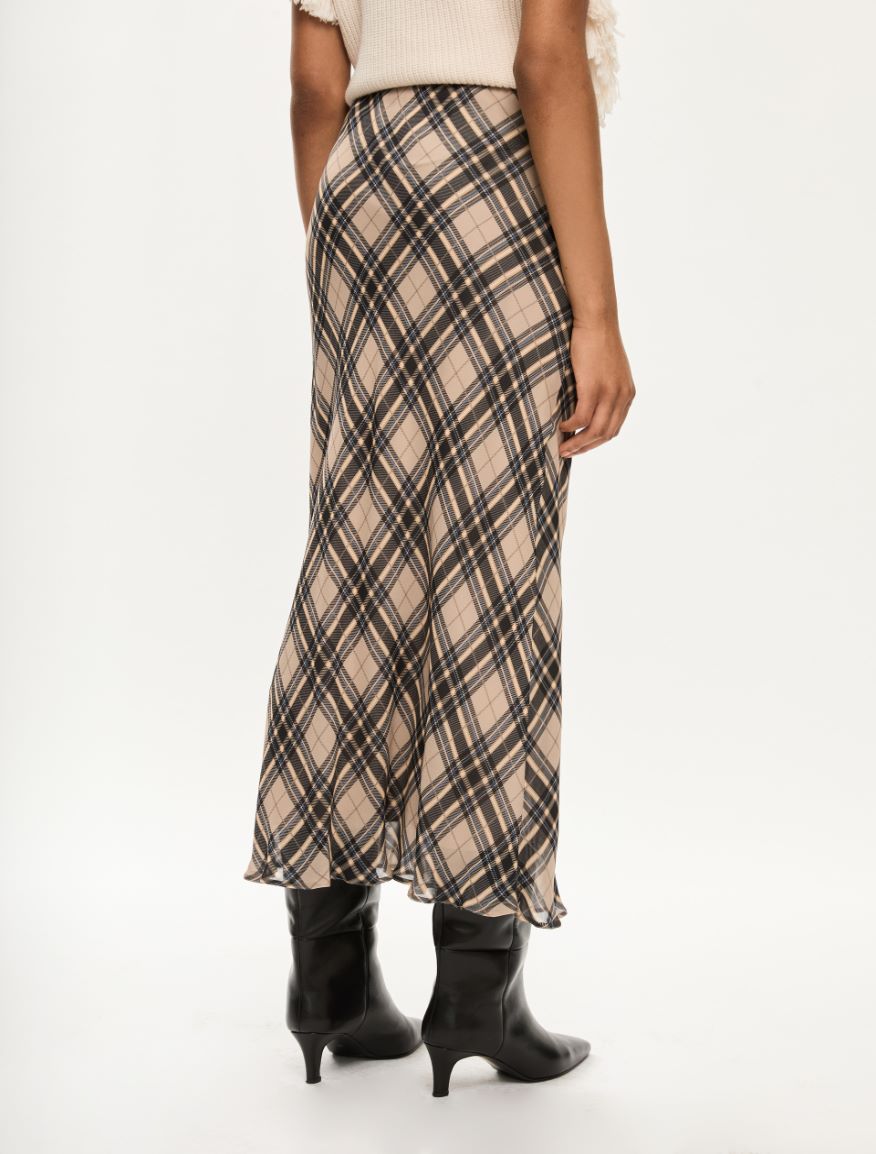 Printed skirt - CREAM - Iblues - 2