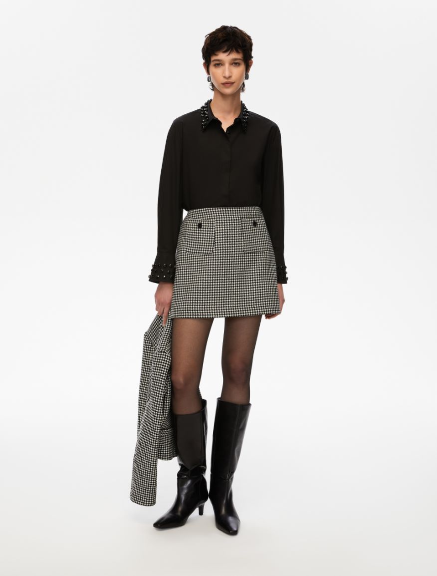 A-line skirt - BLACK - Iblues - 4