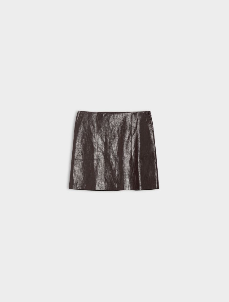 A-line skirt - BORDEAUX - Iblues - 5