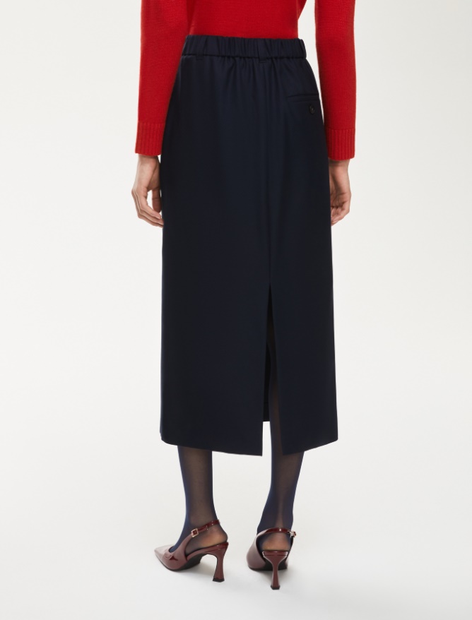 Slit-detail skirt - 