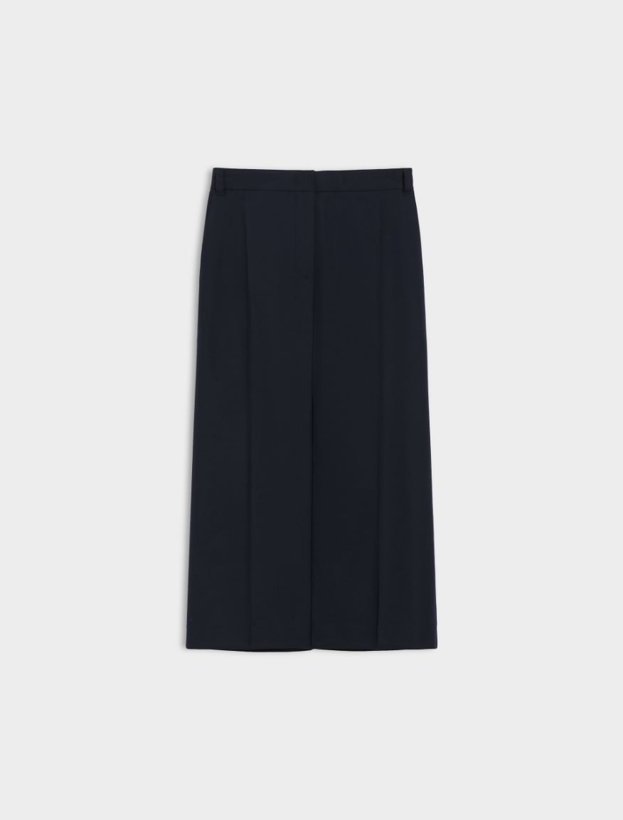 Slit-detail skirt - NAVY - Iblues - 5