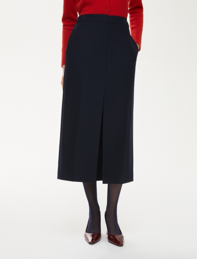 Slit-detail skirt - 