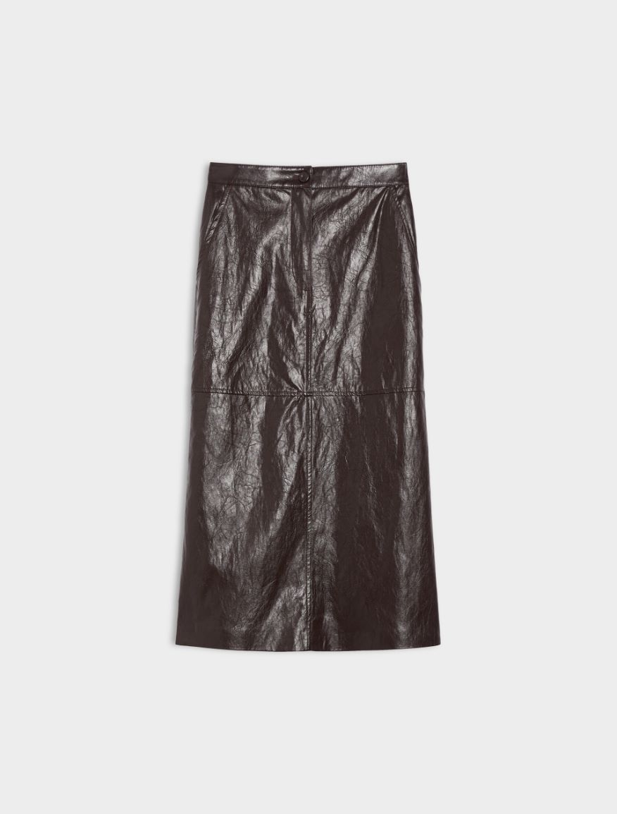 A-line skirt - BORDEAUX - Iblues - 5