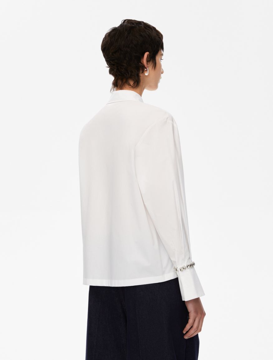 Embroidered shirt - WHITE - Iblues - 2