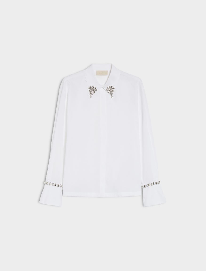 Embroidered shirt - WHITE - Iblues - 5