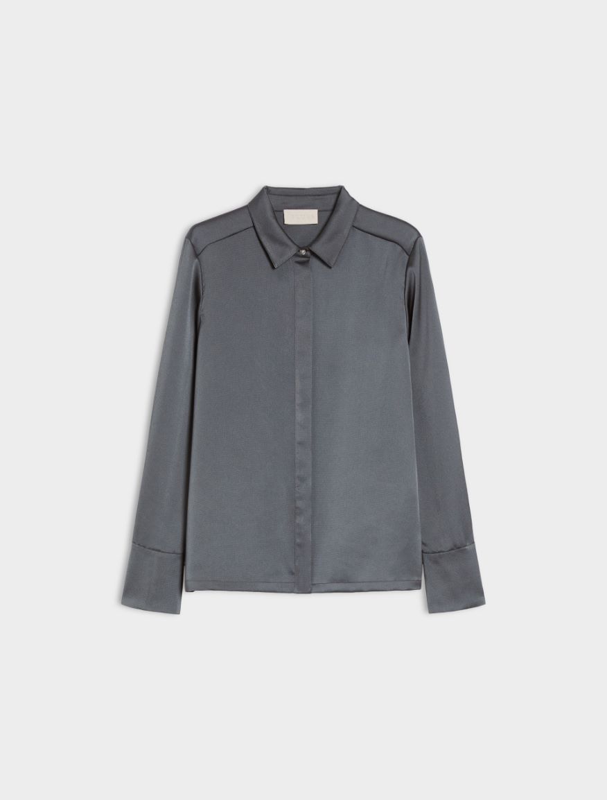 Satin shirt - IRON - Iblues - 5