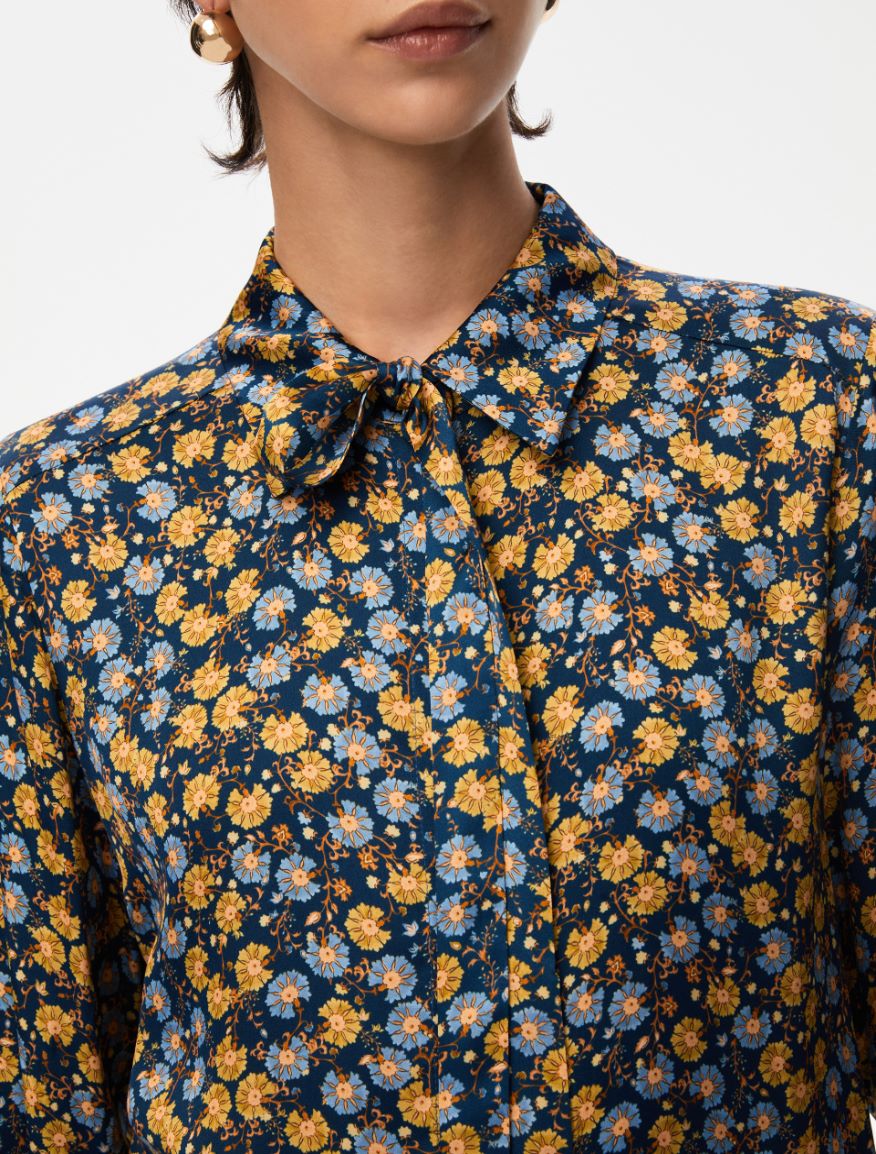Printed shirt - MIDNIGHTBLUE - Iblues - 3