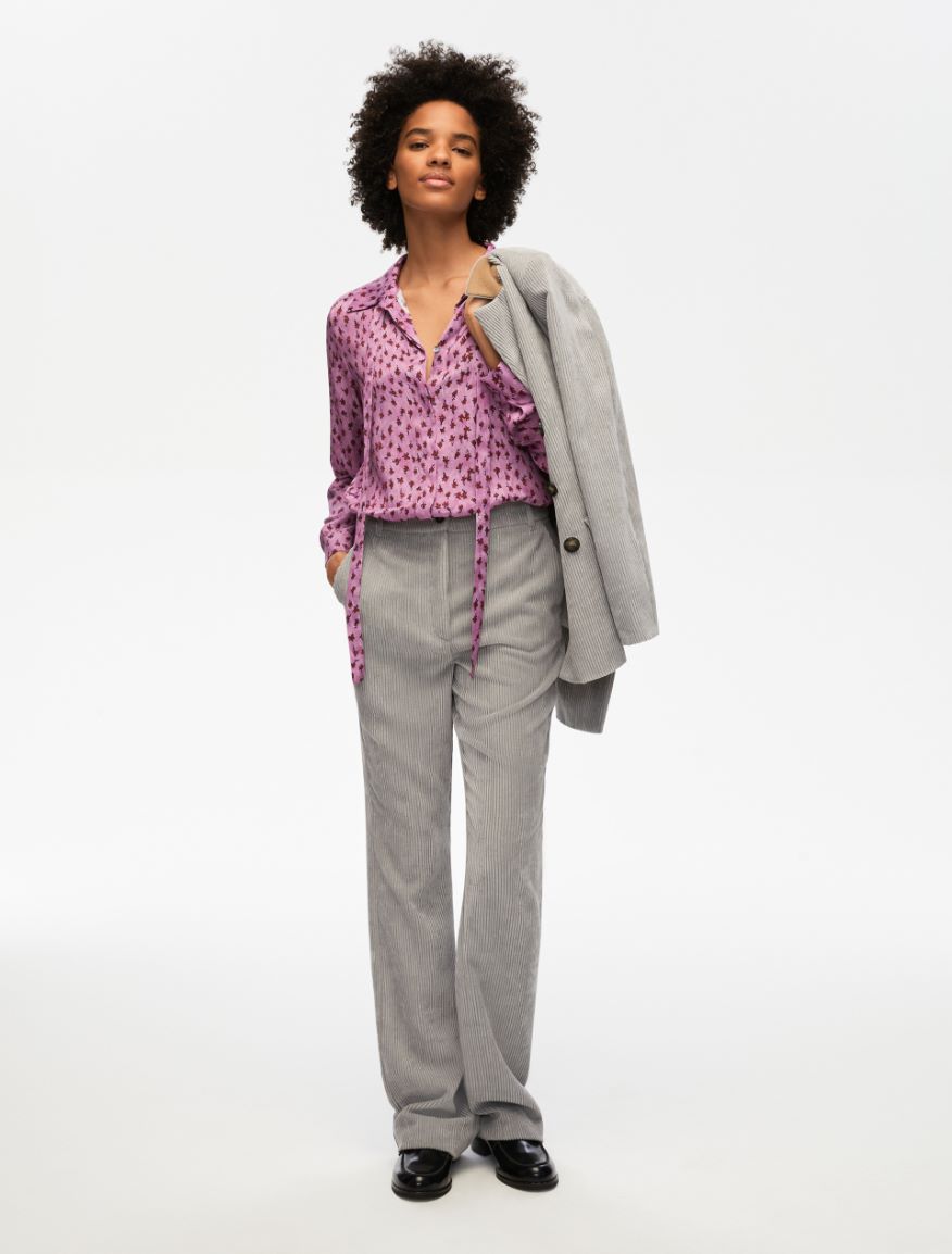Printed shirt - MAUVE - Iblues - 4
