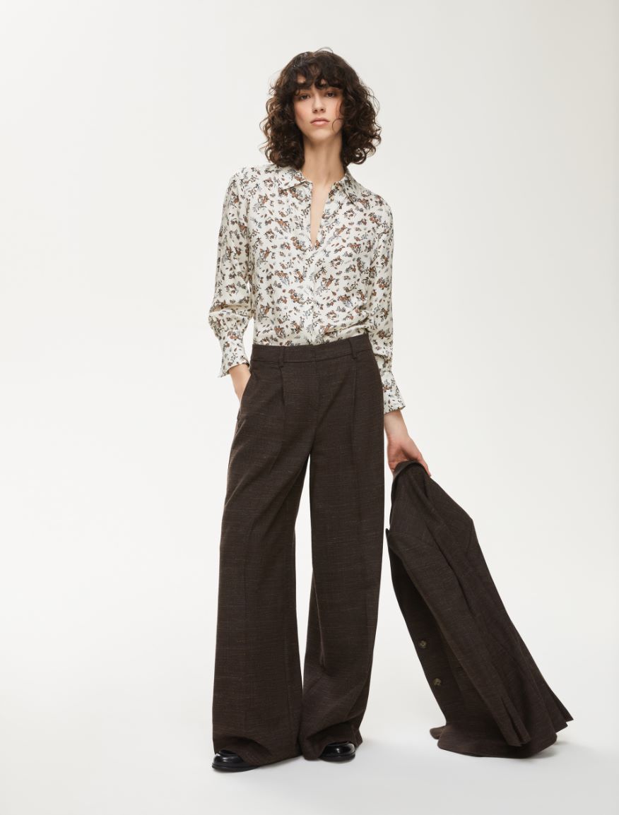 Printed shirt - CREAM - Iblues - 4