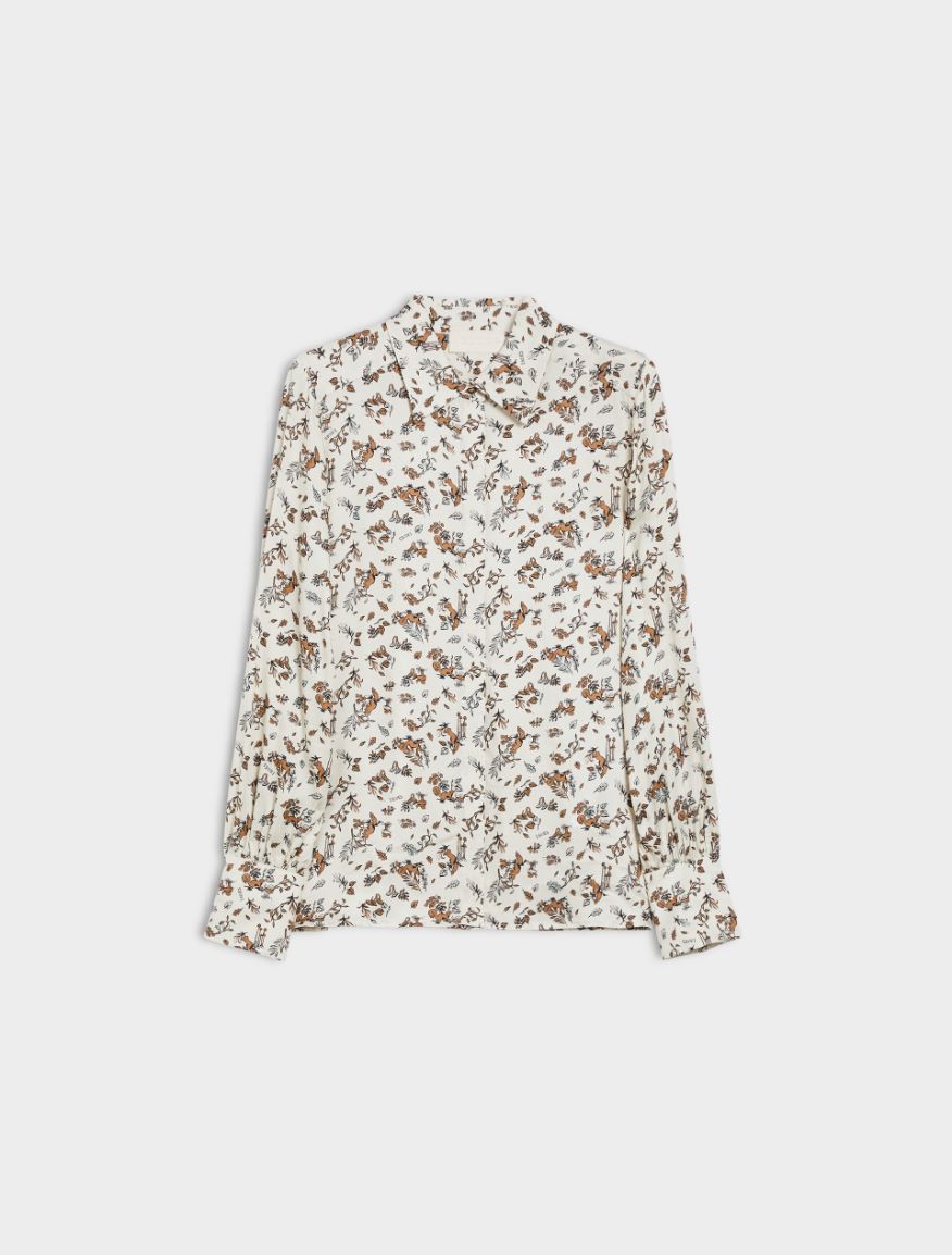 Printed shirt - CREAM - Iblues - 5