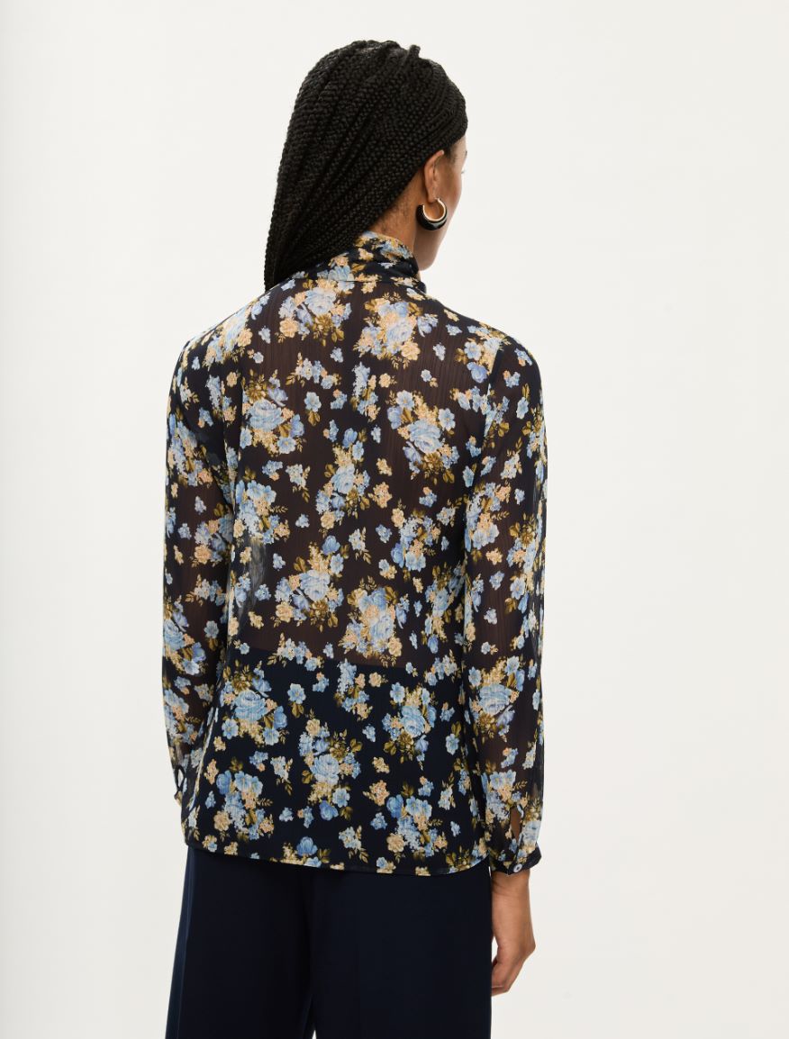 Printed shirt - MIDNIGHTBLUE - Iblues - 2