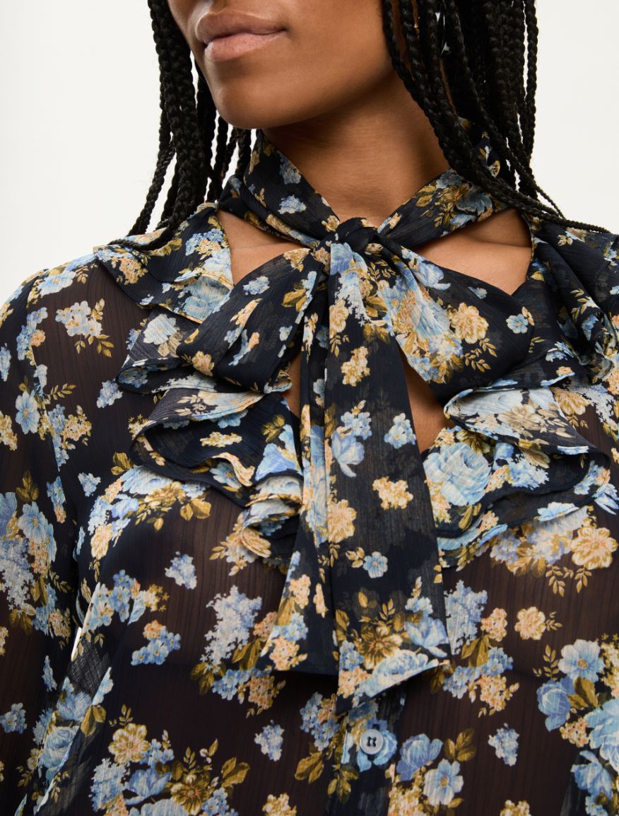 Printed shirt - MIDNIGHTBLUE - Iblues - 3