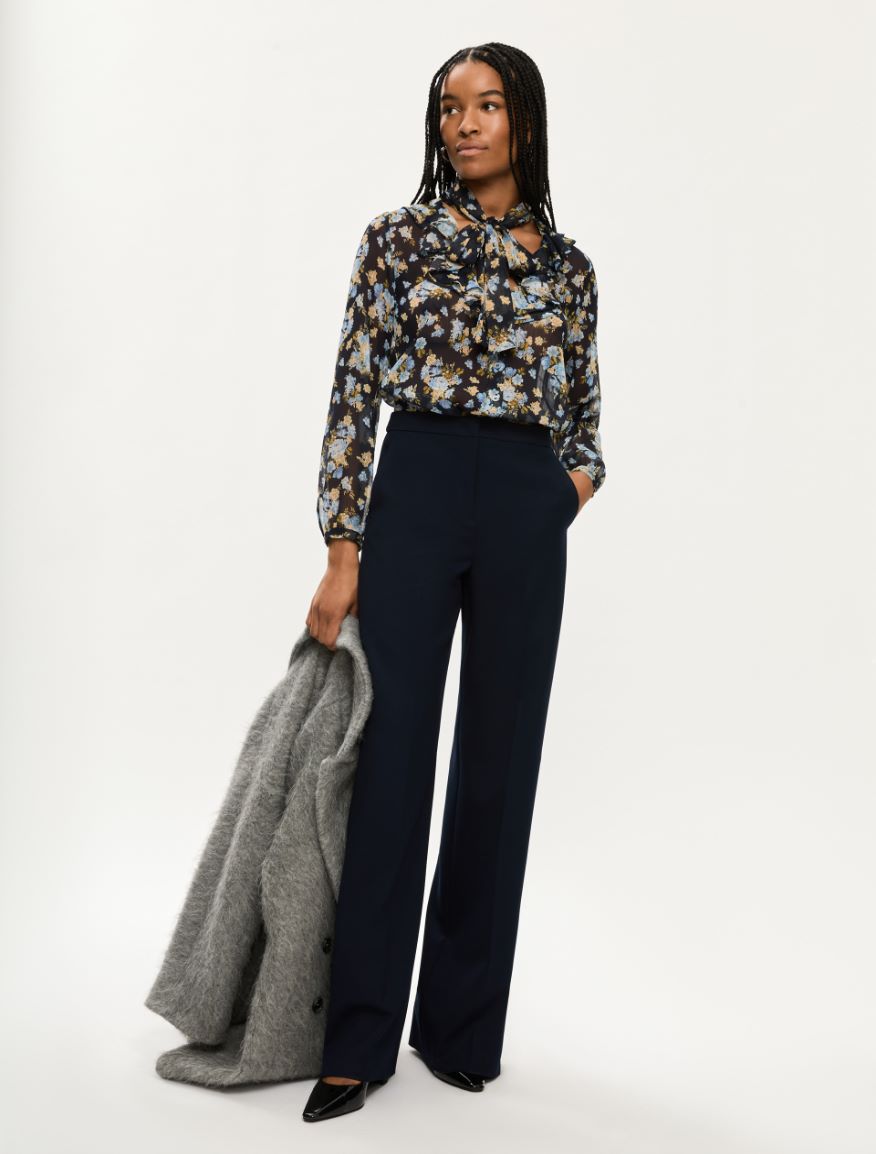 Printed shirt - MIDNIGHTBLUE - Iblues - 4